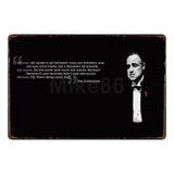 [ Mike86 ] GOD FATHER Tin sign Movie Art  wall Posters decor Pub Cafe Bar Party Craft Retro Iron Painting A-254 - one46.com.au