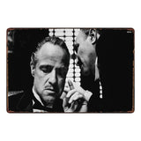 [ Mike86 ] GOD FATHER Tin sign Movie Art  wall Posters decor Pub Cafe Bar Party Craft Retro Iron Painting A-254 - one46.com.au
