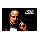 [ Mike86 ] GOD FATHER Tin sign Movie Art  wall Posters decor Pub Cafe Bar Party Craft Retro Iron Painting A-254 - one46.com.au