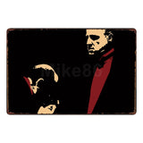 [ Mike86 ] GOD FATHER Tin sign Movie Art  wall Posters decor Pub Cafe Bar Party Craft Retro Iron Painting A-254 - one46.com.au