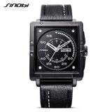 SINOBI Wrist Watch Top Brand Luxury Men's Watch Men Watch Auto Date Week Waterproof Sport Watches Square Clock reloj hombre - one46.com.au