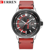 Top Brand Mens Quartz Watches Blue Creative Unique Fashion Design Wrist watch Leather Strap Date Week Clock Reloj Male - one46.com.au