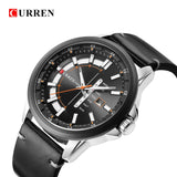 Top Brand Mens Quartz Watches Blue Creative Unique Fashion Design Wrist watch Leather Strap Date Week Clock Reloj Male - one46.com.au