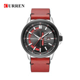 Top Brand Mens Quartz Watches Blue Creative Unique Fashion Design Wrist watch Leather Strap Date Week Clock Reloj Male - one46.com.au