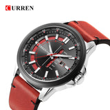 Top Brand Mens Quartz Watches Blue Creative Unique Fashion Design Wrist watch Leather Strap Date Week Clock Reloj Male - one46.com.au