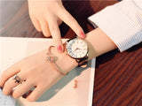 Polygonal dial design women watches luxury fashion dress quartz watch ulzzang popular brand white ladies leather wristwatch - one46.com.au