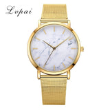 Women Bracelet Watch Silver Square Luxury Crystal Alloy WristWatches Lvpai Brand Women Fashion Men Watch Quartz Dropshiping - one46.com.au