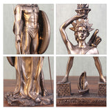 Medieval Vintage Resin Sculpture Knights Warrior Soldier Treasure Goddess Of Justice Venus Goddess God Classic Figurine Crafts - one46.com.au