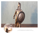 Medieval Vintage Resin Sculpture Knights Warrior Soldier Treasure Goddess Of Justice Venus Goddess God Classic Figurine Crafts - one46.com.au