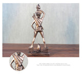 Medieval Vintage Resin Sculpture Knights Warrior Soldier Treasure Goddess Of Justice Venus Goddess God Classic Figurine Crafts - one46.com.au