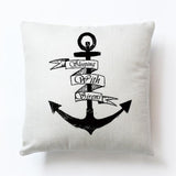 New Modern Sailing Ships Marine Printing Cushion Covers Anchor Rudder Linen Throw Pillow Case For Couch Seat Bedroom Home Decor - one46.com.au