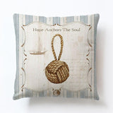 New Modern Sailing Ships Marine Printing Cushion Covers Anchor Rudder Linen Throw Pillow Case For Couch Seat Bedroom Home Decor - one46.com.au