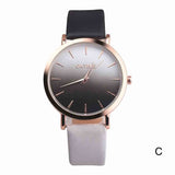 2018 Fashion WristWatch Retro Rainbow Design Women Dress Watch Quartz Leather  Watches gift for lovers Montre Relogio  #D - one46.com.au