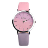 2018 Fashion WristWatch Retro Rainbow Design Women Dress Watch Quartz Leather  Watches gift for lovers Montre Relogio  #D - one46.com.au