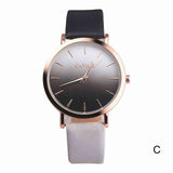 2018 Fashion WristWatch Retro Rainbow Design Women Dress Watch Quartz Leather  Watches gift for lovers Montre Relogio  #D - one46.com.au