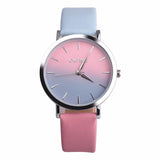 2018 Fashion WristWatch Retro Rainbow Design Women Dress Watch Quartz Leather  Watches gift for lovers Montre Relogio  #D - one46.com.au