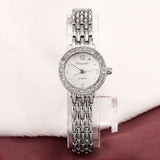 2019 New Arrive Fashion and casual Ladies watches Silver bracelet Luxury crystal watch OEM Round ultra slim dress Quartz watches - one46.com.au