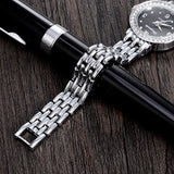 2019 New Arrive Fashion and casual Ladies watches Silver bracelet Luxury crystal watch OEM Round ultra slim dress Quartz watches - one46.com.au