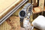 2019 New Arrive Fashion and casual Ladies watches Silver bracelet Luxury crystal watch OEM Round ultra slim dress Quartz watches - one46.com.au