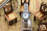 2019 New Arrive Fashion and casual Ladies watches Silver bracelet Luxury crystal watch OEM Round ultra slim dress Quartz watches - one46.com.au