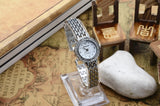 2019 New Arrive Fashion and casual Ladies watches Silver bracelet Luxury crystal watch OEM Round ultra slim dress Quartz watches - one46.com.au