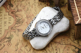 2019 New Arrive Fashion and casual Ladies watches Silver bracelet Luxury crystal watch OEM Round ultra slim dress Quartz watches - one46.com.au