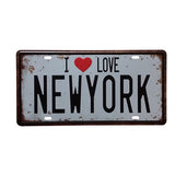 Vintage Metal Tin Sign I Love Bed Slogan Style Retro Plaque Poster Bar Pub Club Wall Tavern Garage Home Decoration 15*30cm - one46.com.au