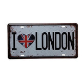 Vintage Metal Tin Sign I Love Bed Slogan Style Retro Plaque Poster Bar Pub Club Wall Tavern Garage Home Decoration 15*30cm - one46.com.au