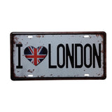 Vintage Metal Tin Sign I Love Bed Slogan Style Retro Plaque Poster Bar Pub Club Wall Tavern Garage Home Decoration 15*30cm - one46.com.au