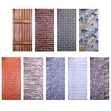 DIY Self Adhesive 3D Wall Stickers Brick Pattern Wallpaper for Kids Bedroom Home Living Room Decor Decorative Stickers 45x100cm - one46.com.au