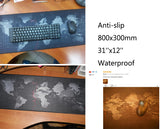 2018 New Fashion Old World Map Mouse Pad, 80*30cm Large Mouse Pad for Notbook Computer Mousepad Gaming Mouse Mats for Mouse Game - one46.com.au