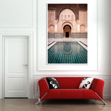 Modern Art Wall Ancient Gate Morocco Canvas Painting Posters Artwork Pictures Printed for Living Room Bathroom Home Decoration - one46.com.au