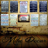 [ Mike86 ] BBQ ZONE Grill DADS BARBECUE TIME Metal Signs Antique Pub Room Hotel Party Decor Retro Wall Painting Plaque  FG-223 - one46.com.au