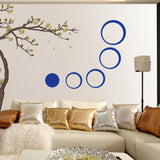 5Pcs/set Acrylic Circle Mirror Wall Stickers Removable DIY Wall Decoration Art Decals for Kids Room Home Wall Stickers - one46.com.au