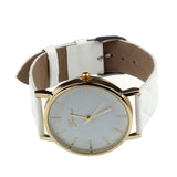 2018 Fashion Geneva hight quality Wristwatch Fashionable Unique Leather Watchband Watch Women Quartz Dress Watch #D - one46.com.au