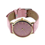 2018 Fashion Geneva hight quality Wristwatch Fashionable Unique Leather Watchband Watch Women Quartz Dress Watch #D - one46.com.au