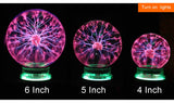Novelty Glass Magic Plasma Ball Light 3 4 5 6 inch Table Lights Sphere Nightlight Kids Gift For New Year Magic Plasma Night Lamp - one46.com.au