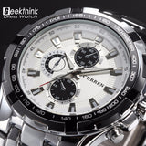 2018 Top Brand Luxury full steel Watch Men Business Casual quartz Wrist Watches Military Wristwatch waterproof Relogio SALE New - one46.com.au