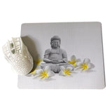 MaiYaCa In Stocked Lord Buddha  Meditation Yoga Unique Desktop Pad Game Mousepad Size for 18x22cm 25x29cm Small Mousepad - one46.com.au