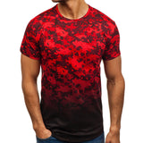 Casual Summer Short Sleeve Men's T Shirt Muscle Tee Cool Irregular Pattern Curved Hem HipHop 3XL Male Top Hombre Joggers 2019 - one46.com.au