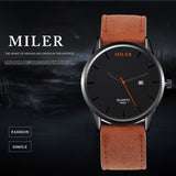 Men's Watch MILER Top Brand Luxury Sport Watch Men Watch Complete Calendar Men's Watches Clock erkek kol saati reloj hombre - one46.com.au