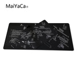 MaiYaCa Simple Design Speed Gun parts Game MousePads Computer Gaming Mouse Pad Gamer Play Mats Version Mousepad - one46.com.au