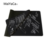 MaiYaCa Simple Design Speed Gun parts Game MousePads Computer Gaming Mouse Pad Gamer Play Mats Version Mousepad - one46.com.au