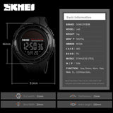 SKMEI Solar Power Men Sports Watches Waterproof LED Digital Watch Men Luxury Brand Electronic Mens Wrist Watch Relogio Masculino - one46.com.au