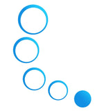 5Pcs/set Acrylic Circle Mirror Wall Stickers Removable DIY Wall Decoration Art Decals for Kids Room Home Wall Stickers - one46.com.au