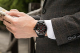 Luxury Royal Blue Gold Men Business Quartz Watches Curren Fashion Military Stainless Steel Waterproof Sport Wrish Watch Clock - one46.com.au