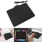 RGB Gaming Mouse Pad Anti-Silp Silicone Bottom USB Lighting Pads for PC Game LOL Overwatch QJY99 - one46.com.au