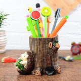 Pen Pencil Holder Cup Cute Hedgehog Desk Organizer Container Stationery Storage for Home Office E2S - one46.com.au