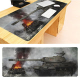 MaiYaCa  World of Tanks Tanks Keyboard Gaming MousePads Size for 30x90x0.2cm Gaming Mousepads - one46.com.au