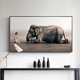 Buddha Modern Canvas Painting Nordic Posters And Prints Zen Home Decoration Elephant religion Art Wall Picture For Living Room - one46.com.au